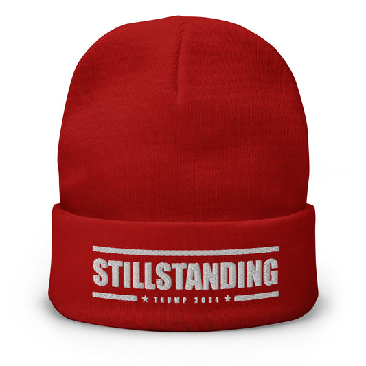 STILL STANDING Trump Beanie Hat - 3D Puff